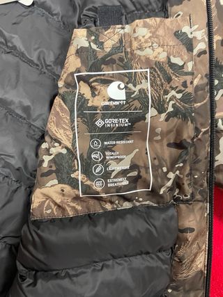 Chaqueta carhartt WIP camuflaje goretex militar