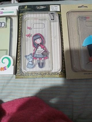 3 fundas galaxy S8 plus