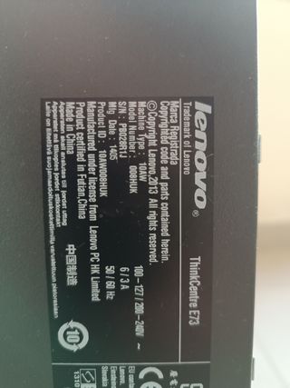 Lenovo ThinkCentre E73,SSD 120, i3-4130,8 RAM,W11