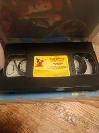 "Pocahontas" en vhs