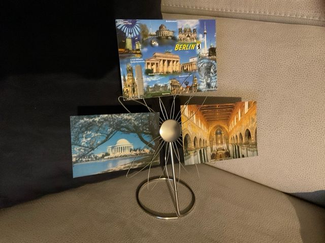 Portafoto acciaio margherita