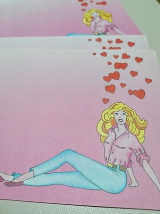 Carta lettera barbie 