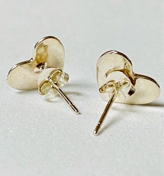 Pendientes de corazones en plata de ley 925