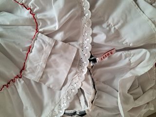 Traje flamenca clásico negro blanco
