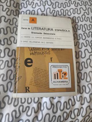 Libros texto literatura española 