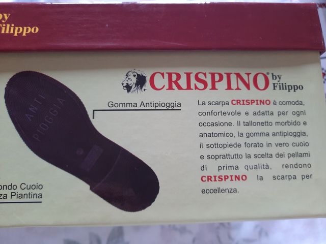 Scarpa classica uomo in pelle 40