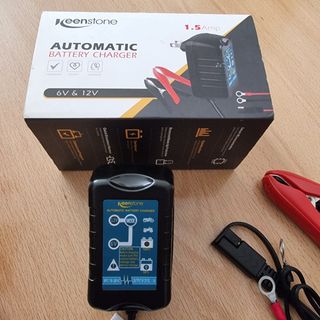 Cargador de baterías automático 6 y 12v