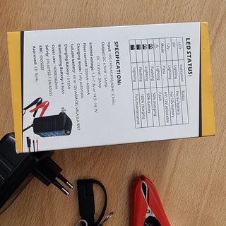 Cargador de baterías automático 6 y 12v