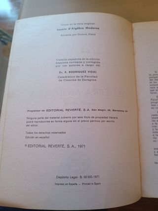 Lecciones de álgebra moderna