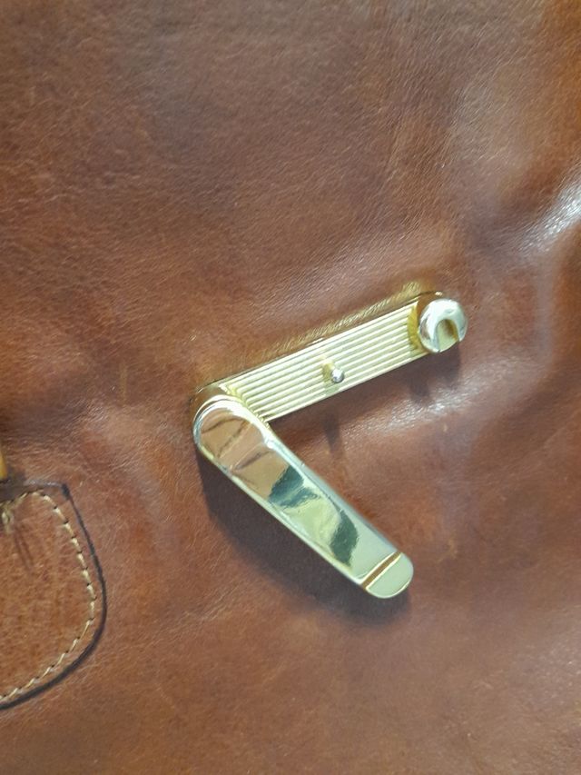 Borsa Vintage in Pelle Colore Marrone