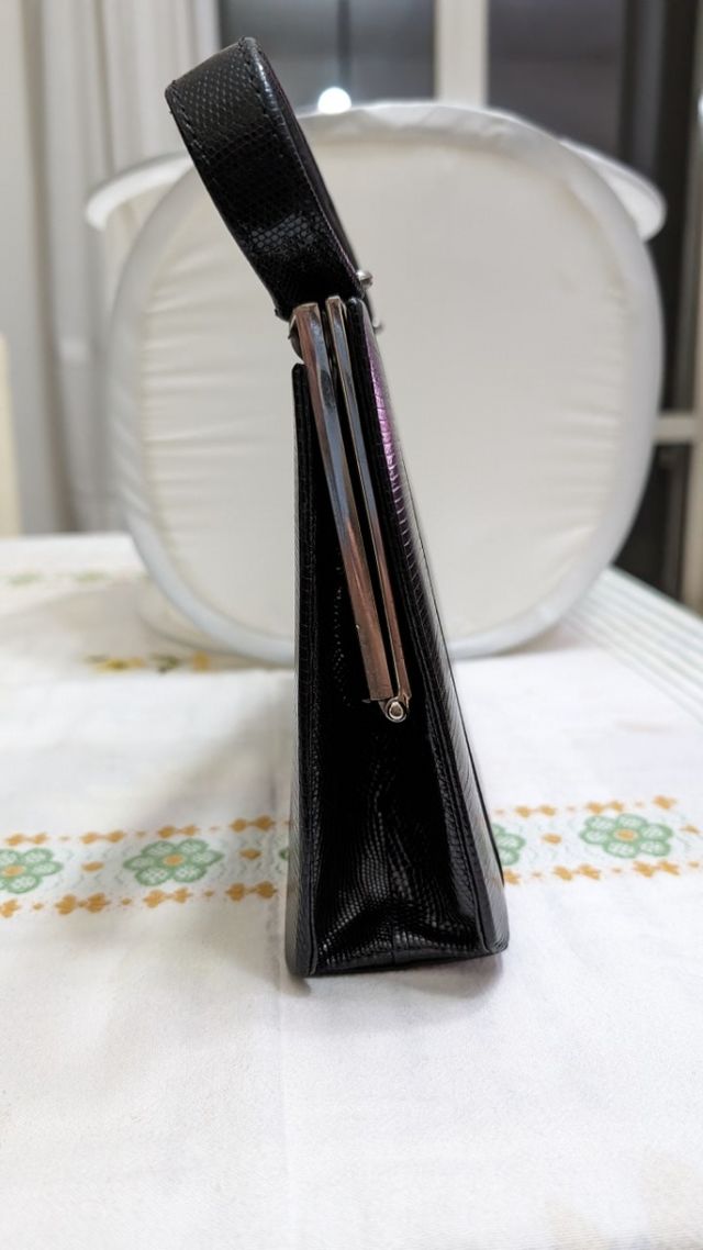 Borsa in pelle di lucertola