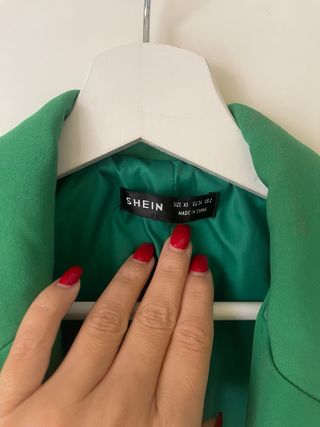 Conjunto chaqueta y bermuda Shein