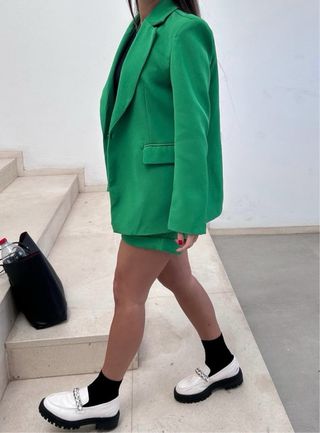 Conjunto chaqueta y bermuda Shein