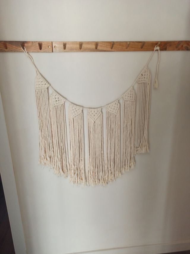 Adorno de macramé