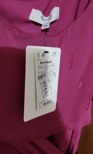 Vestido largo talla 36, nuevo con etiqueta.