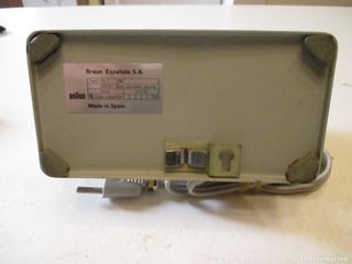 VENTILADOR SOBREMESA - BRAUM - 125 v - AÑOS 70 -