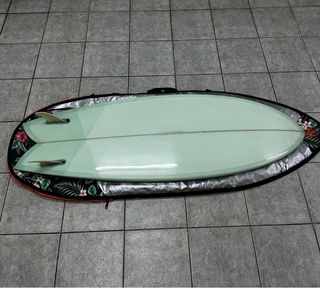 Tabla de surf fish estilo retro + Funda