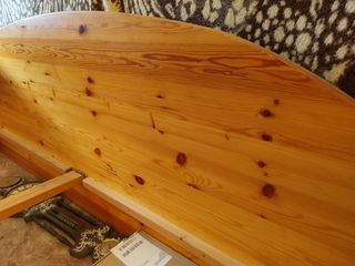 Cama madera rustica pino 190x180cm (LxA)