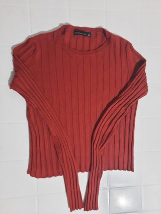 Maglia donna S Bershka color ruggine