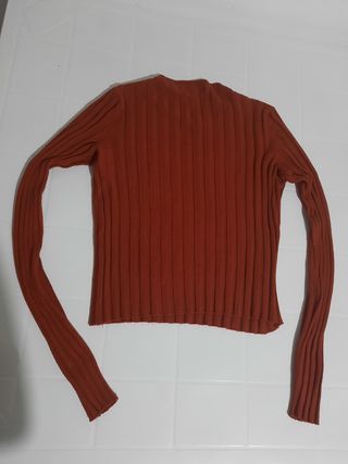 Maglia donna S Bershka color ruggine