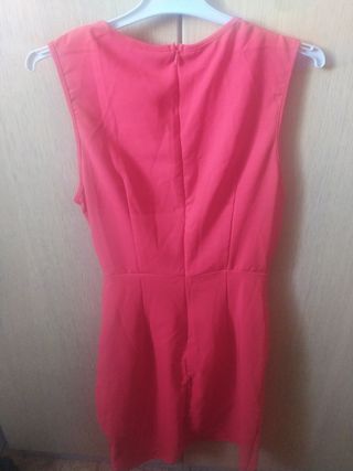 Vestido de fiesta. Talla 36. Rojo. Nuevo 