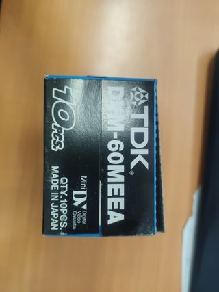 Cintas de vídeo MiniDV 60/90 minutos