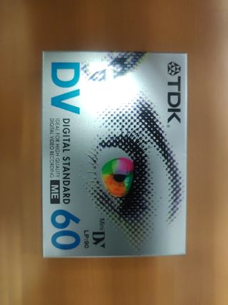 Cintas de vídeo MiniDV 60/90 minutos