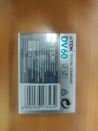 Cintas de vídeo MiniDV 60/90 minutos