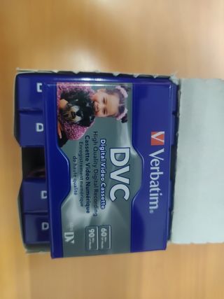 Cintas video MiniDV 60/90 minutos