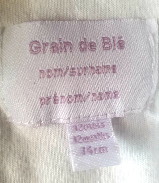 12 MESI Abbigliamento bimba