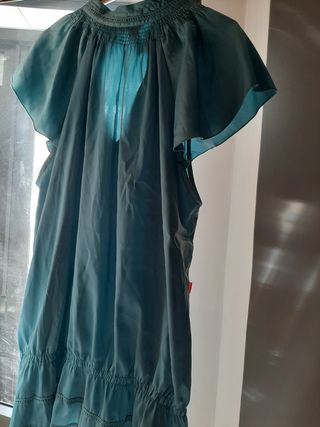 Blusón azul celeste