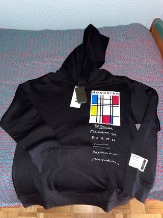 Sudadera negra talla S