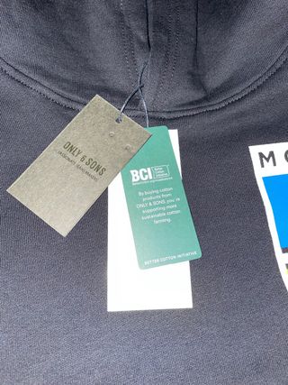 Sudadera negra talla S