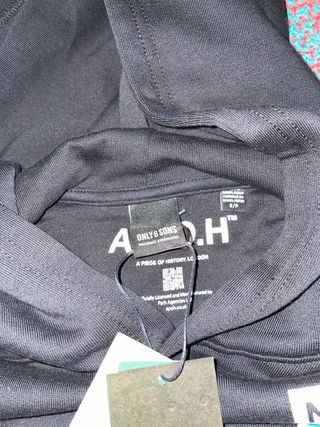 Sudadera negra talla S