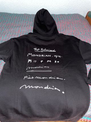 Sudadera negra talla S