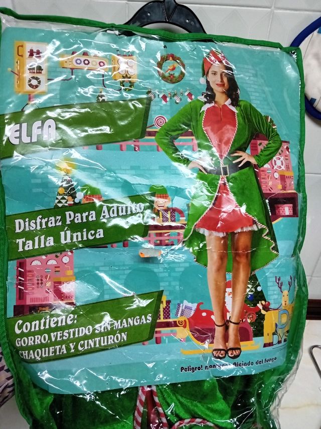 disfraz de elfa