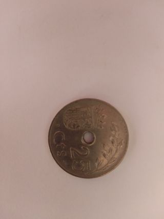 MONEDA 25 CÉNTIMOS 1937 ANTIGUA