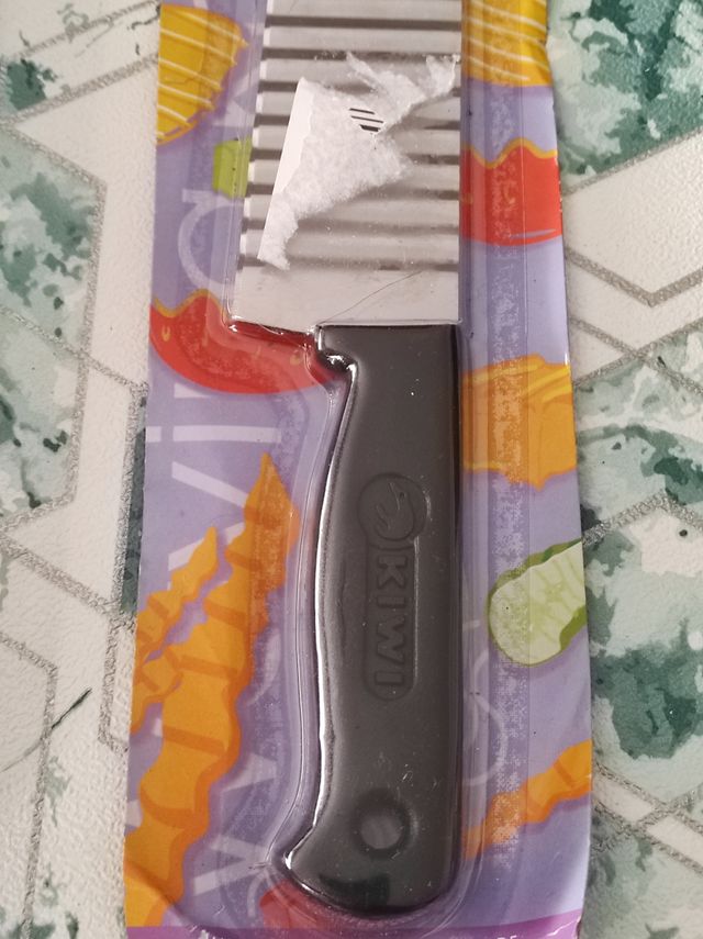 Cuchillo cocina Zig Zag acero inox