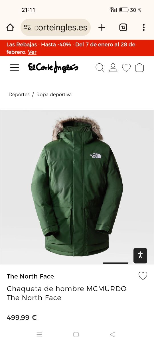 NORTH FACE MC MURDO