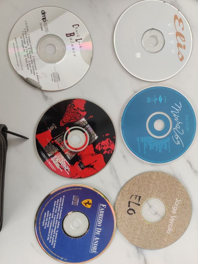 6 CD vintage più porta CD