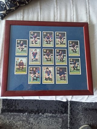 Cuadro cromos f.c.barcelona