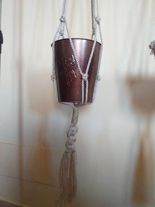 2 Porta piante appese da parete rustico  handmade 