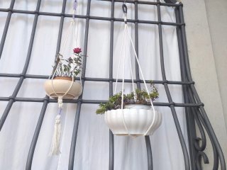 Portapiante appese a muro artigianale stile Boho