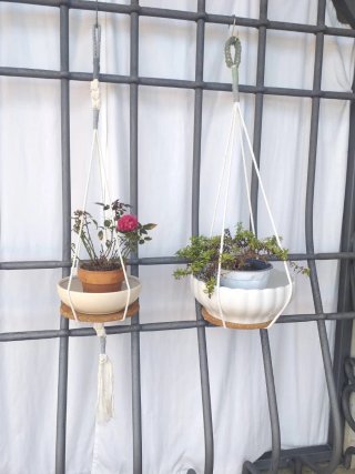 Portapiante appese a muro artigianale stile Boho