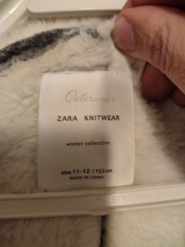 Abrigo Zara 11-12 años