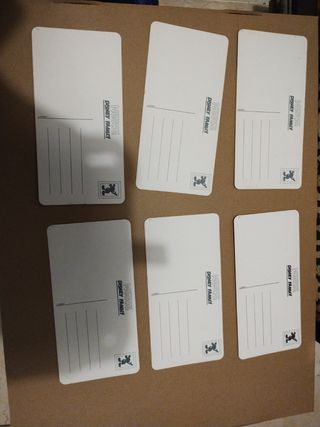 Postales colección Nestle y Disney