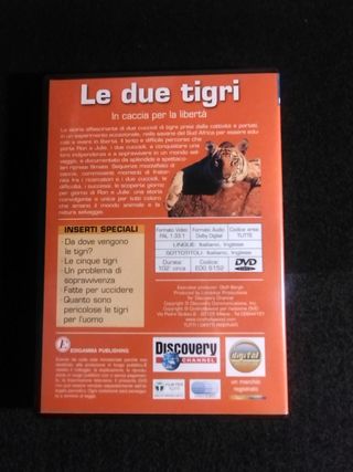 DVD Discovery Chanel "le 2 tigri"