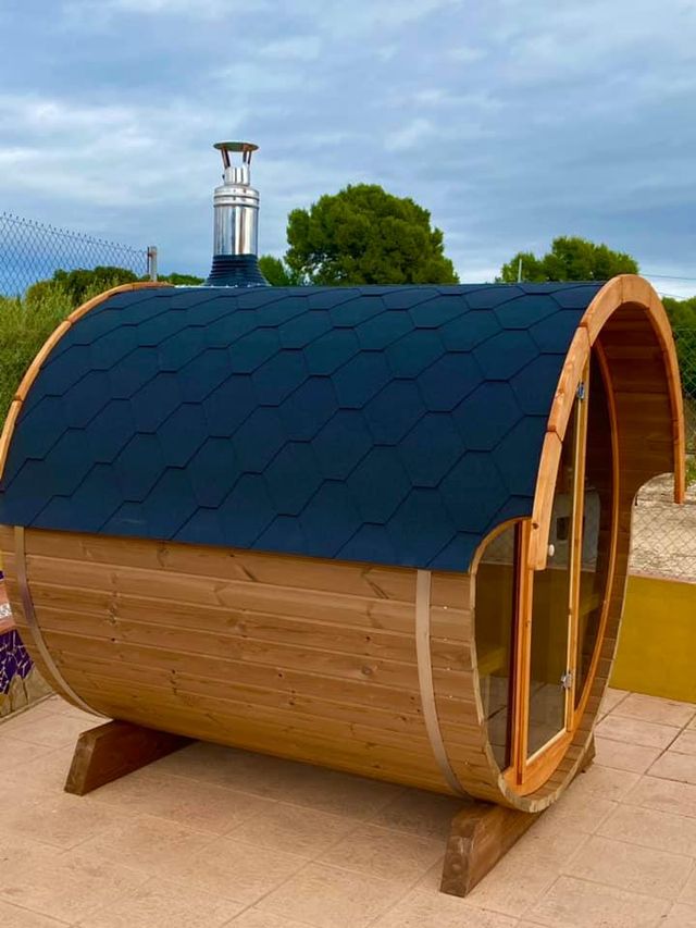 Sauna Barril 220 sin terraza