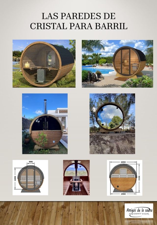 Sauna Barril 220 sin terraza