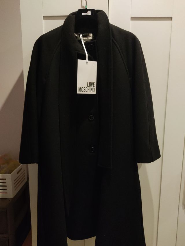 Cappotto Moschino nero